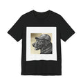 Dog Portrait T‑Shirt — Vintage Canine with Hat Graphic Tee