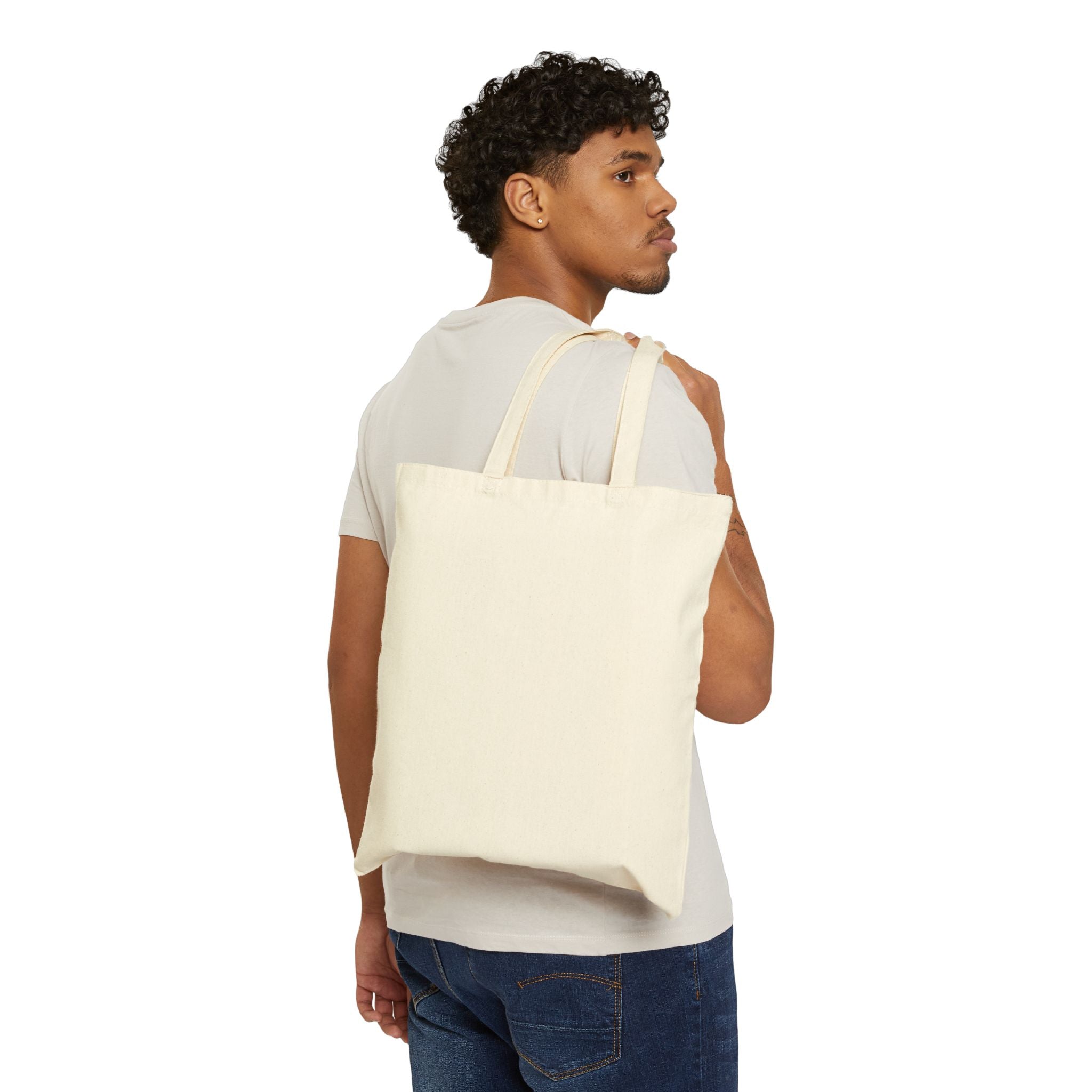 Tote Bag — Vintage Pilot Dog Illustration Canvas Tote